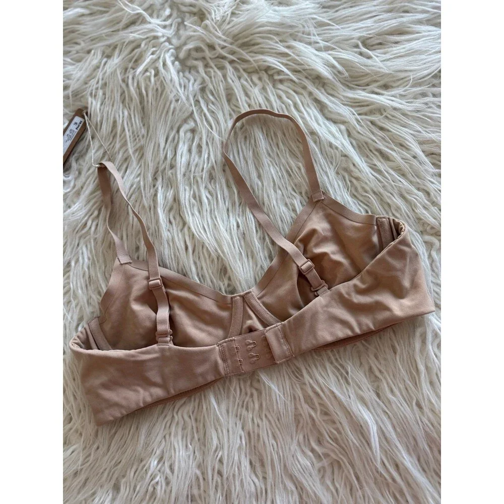 Skims Fits Everybody Unlined Demi Bra Clay Size 36B - Picture 5 of 7